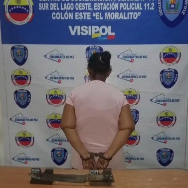 Diario Frontera, Frontera Digital,  Sucesos, ,CPBEZ Colón capturó a una ciudadana por agredir a su marido con arma blanca en Moralito del Zulia