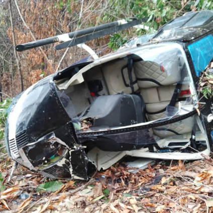 Diario Frontera, Frontera Digital,  El Vigía Panamericana, ,Milagro en Mérida: helicóptero de Corpolelec se precipitó a tierra, pero sus tripulantes resultaron ilesos