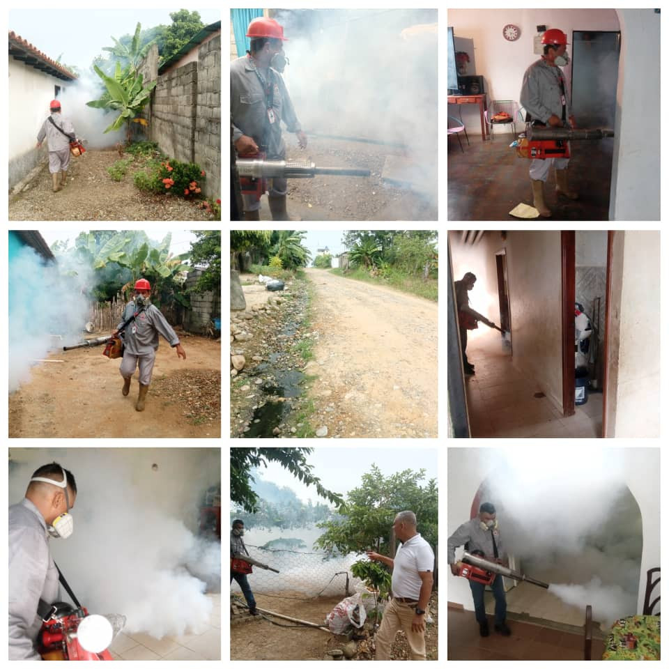 Diario Frontera, Frontera Digital,  El Vigía Panamericana, ,Monteverde se fumigó con cooperación de entre públicos y privados en El Vigía