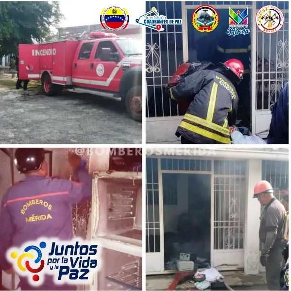 Diario Frontera, Frontera Digital,  Sucesos, ,Bomberos de Mérida y Caja Seca sofocaron 
un incendio de una vivienda en Nueva Bolivia