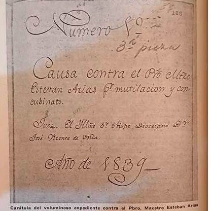 Diario Frontera, Frontera Digital,  Opinión, ,La Universidad de Los Andes envuelta en un juicio contra el Vicerrector Pbro. Maestro Esteban Arias (1839) por Alí Enrique López Bohórquez (*)