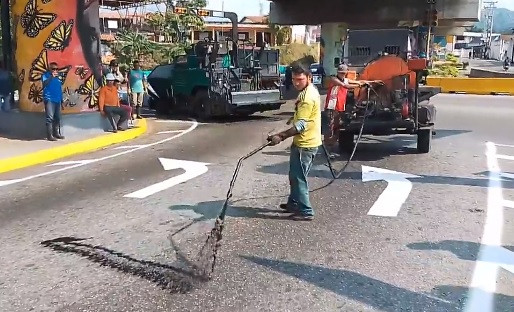 Diario Frontera, Frontera Digital,  El Vigía Panamericana, ,Gobernación de Mérida replanteó y pavimentó El Iberia en El Vigía