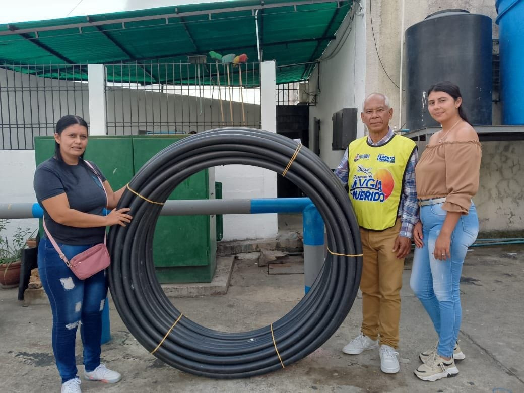 Diario Frontera, Frontera Digital,  El Vigía Panamericana, ,Alcaldía entregó un rollo de manguera al sector El Mirador de El Vigía