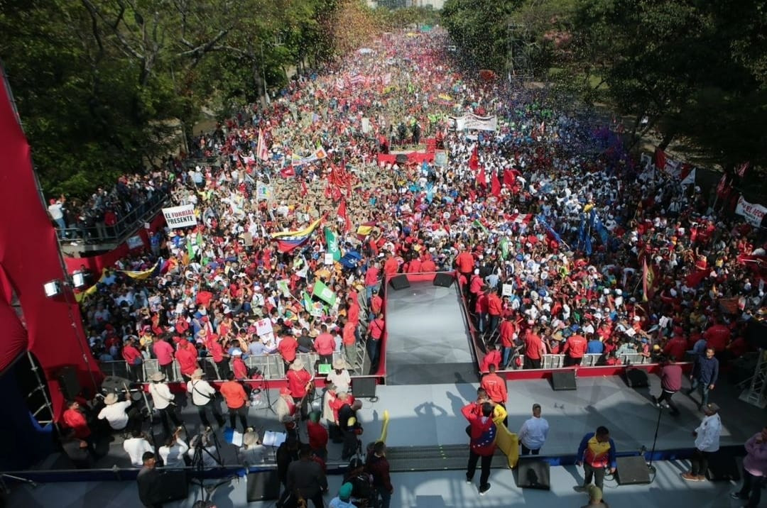 Diario Frontera, Frontera Digital,  Politica, ,Municipio Libertador de Mérida se movilizó a Caracas por los 20 años del Discurso Antiimperialista del Comandante Hugo Chávez