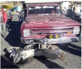 Diario Frontera, Frontera Digital,  Sucesos, ,Tres lesionados en colisión entre un camión y una moto en la Trasandina