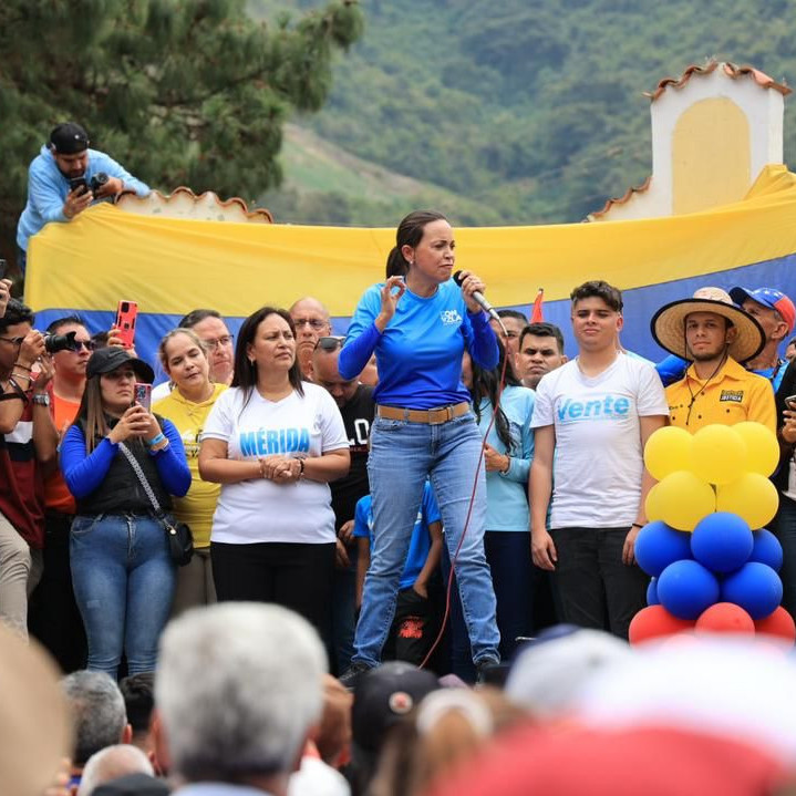 Diario Frontera, Frontera Digital,  Politica, ,María Corina Machado desde Mérida: «Ellos podrán tener una farsa de cronograma, pero los electores los tenemos nosotros»