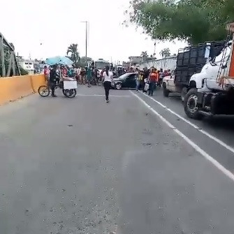 Diario Frontera, Frontera Digital,  El Vigía Panamericana, ,Vecinos de Nueva Bolivia y Caja Seca trancaron y protestaron Troncal 001 por crisis eléctrica