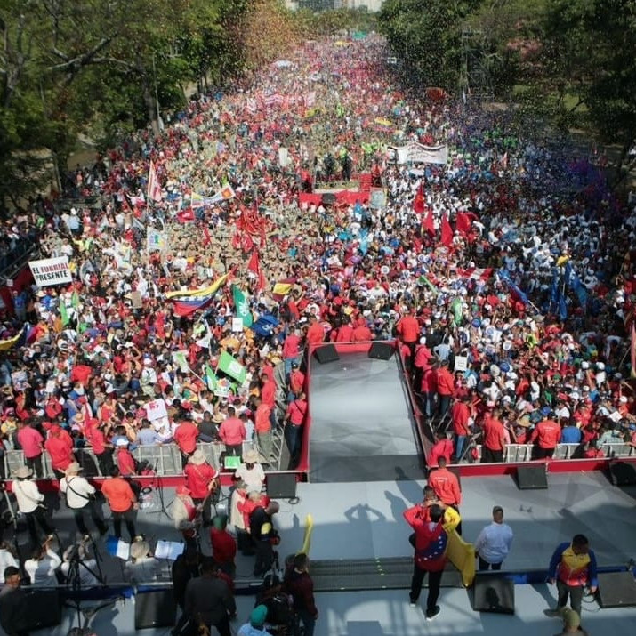 Diario Frontera, Frontera Digital,  Politica, ,Municipio Libertador de Mérida se movilizó a Caracas por los 20 años del Discurso Antiimperialista del Comandante Hugo Chávez