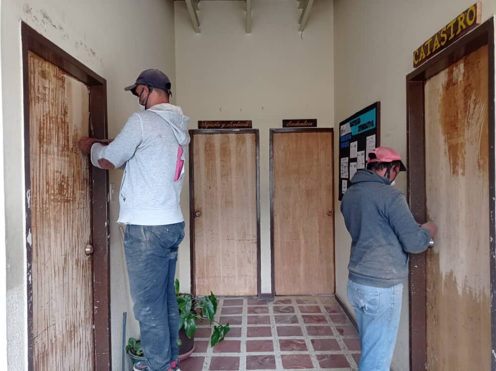 Diario Frontera, Frontera Digital,  Páramo, ,Prosigue recuperación de la planta física 
de la Alcaldía del municipio Rangel
