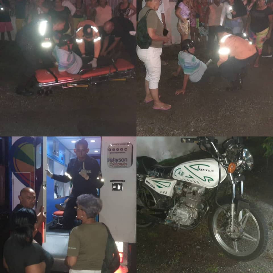 Diario Frontera, Frontera Digital,  Sucesos, ,Motorizado resultó lesionado en colisión con un vehículo en la panamericana de El Vigía