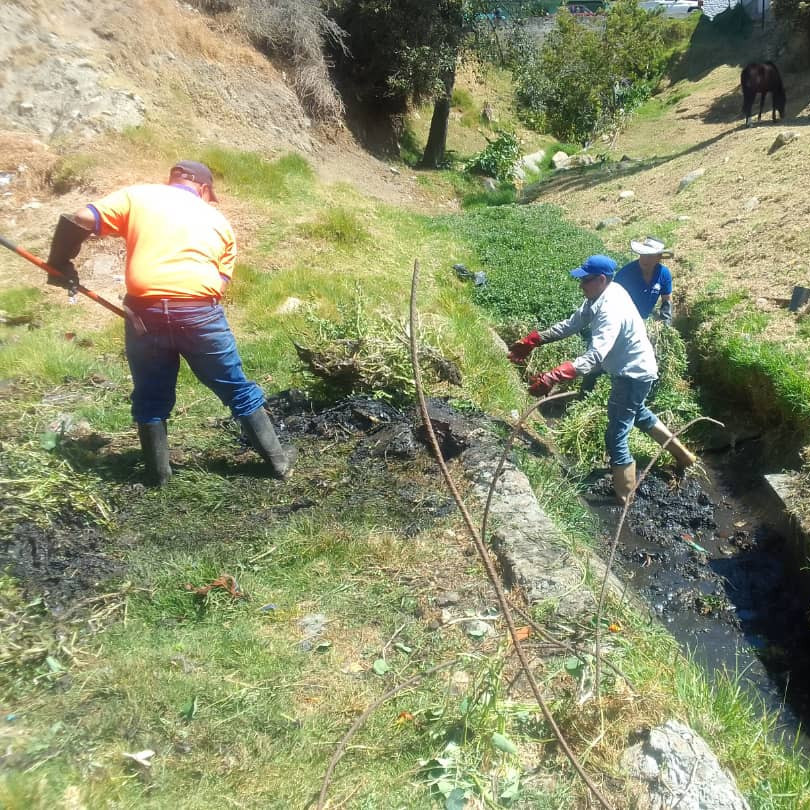 Diario Frontera, Frontera Digital,  Páramo, ,Dirección de Servicios Públicos de Rangel realizó mantenimiento en quebrada El Pantano de Mucuchíes