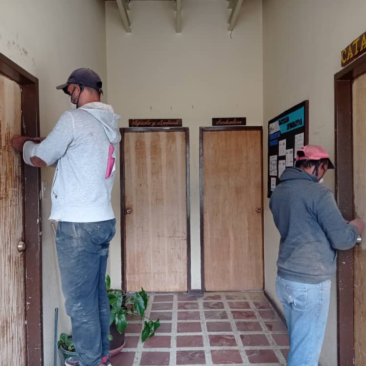 Diario Frontera, Frontera Digital,  Páramo, ,Prosigue recuperación de la planta física 
de la Alcaldía del municipio Rangel