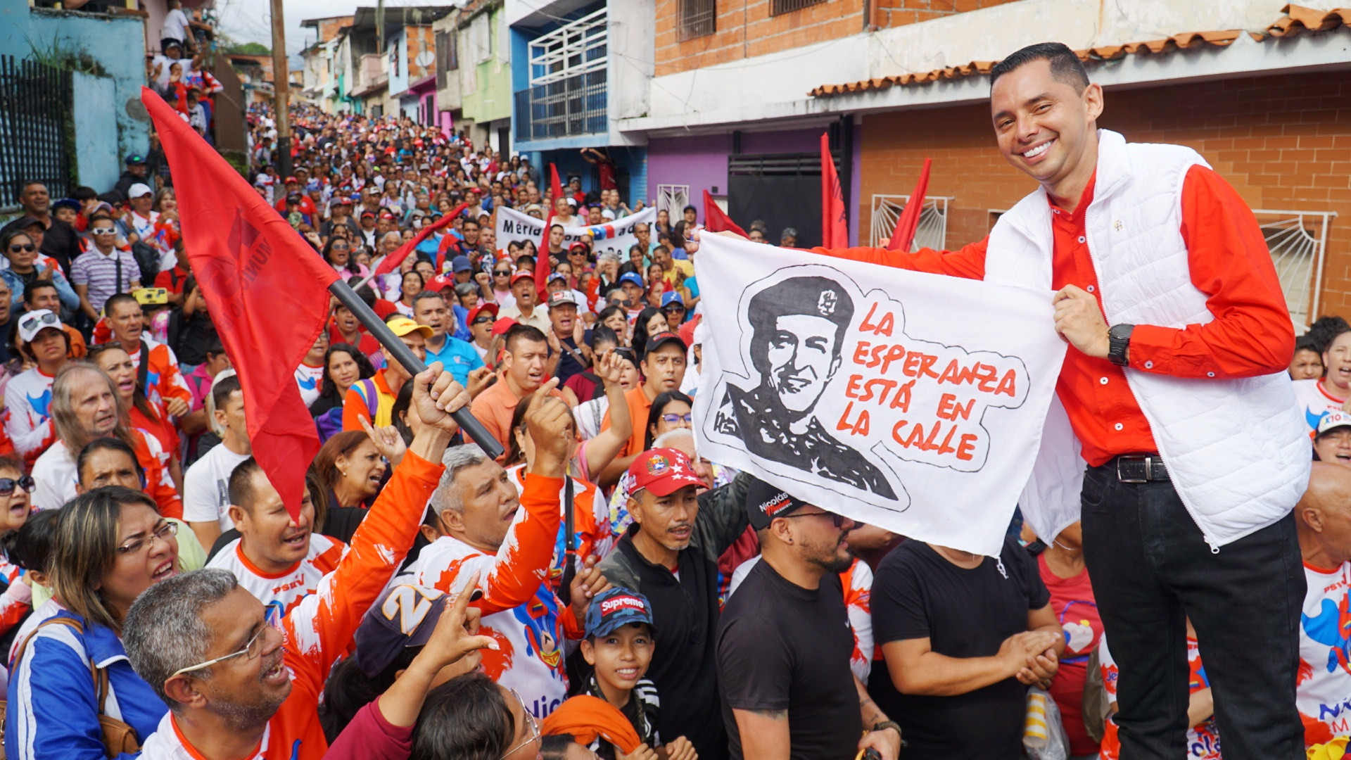 Diario Frontera, Frontera Digital,  Politica, ,Extraordinaria movilización en respaldo al Presidente Nicolás Maduro se realizó en Spinetti Dini