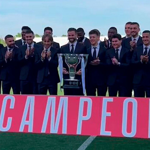 Diario Frontera, Frontera Digital,  Deportes, ,Real Madrid recibe trofeo de campeón de la Liga