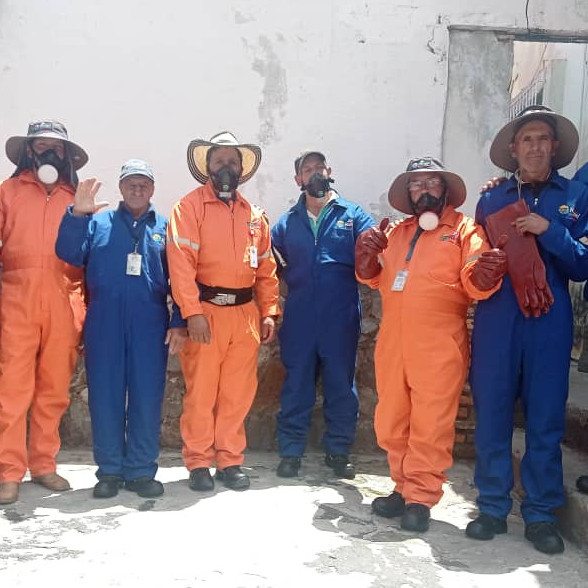 Diario Frontera, Frontera Digital,  Páramo, ,Entregaron dotación a trabajadores de la 
limpieza y del agua del municipio Rangel