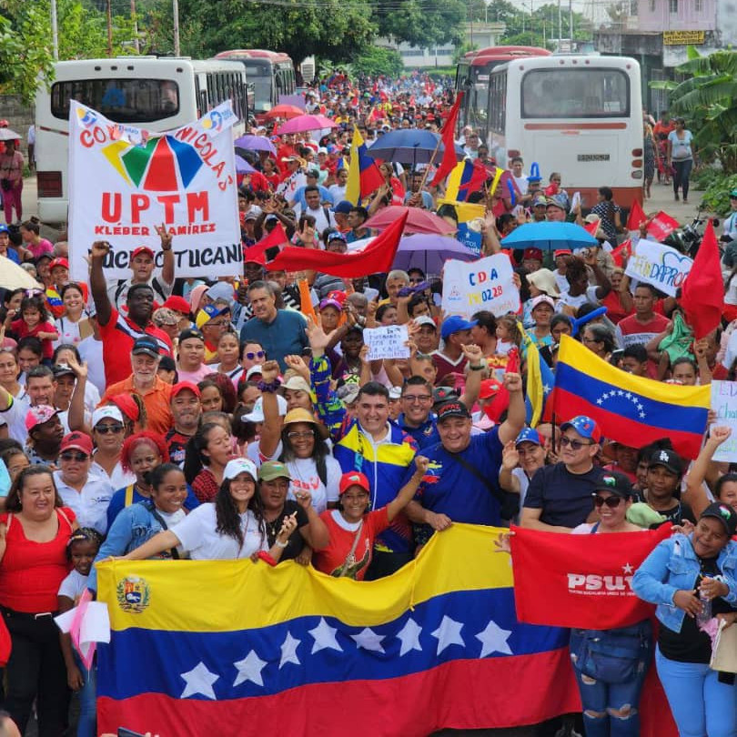 Diario Frontera, Frontera Digital,  Politica, ,Pueblo de Tucaní se movilizó en defensa del presidente Nicolás Maduro