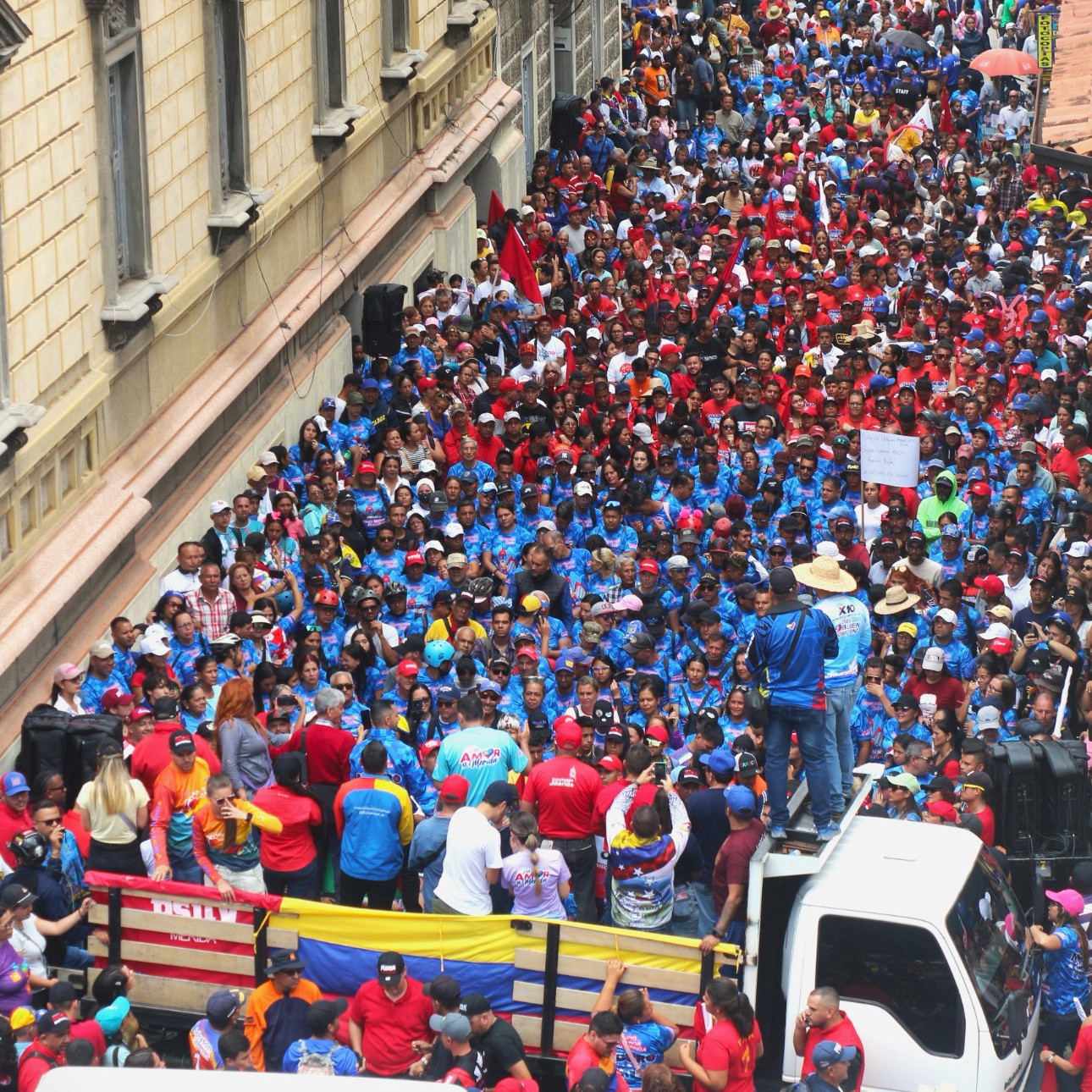 Diario Frontera, Frontera Digital,  Politica, ,Fuerzas revolucionarias de Mérida marcharon en apoyo al presidente Nicolás Maduro