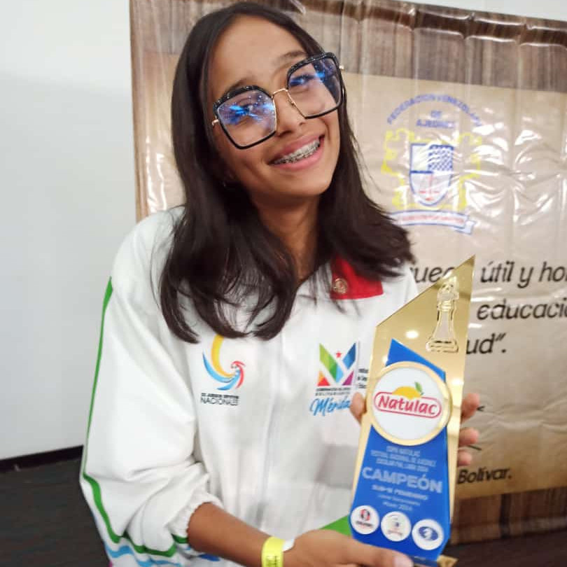 Diario Frontera, Frontera Digital,  Deportes, ,Vigíense Neyslin Acosta resultó campeona del Festival Nacional de Ajedrez Escolar en Lara