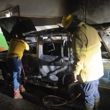 Diario Frontera, Frontera Digital,  Sucesos, ,Bomberos indagan causa del incendio de una camioneta en Timotes