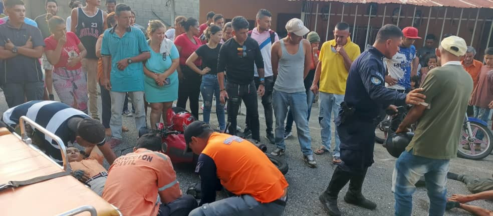 Diario Frontera, Frontera Digital,  Sucesos, ,Tres heridos en colisión entre dos motos en La Palmita de El Vigía