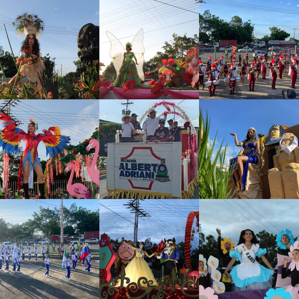 Diario Frontera, Frontera Digital,  El Vigía Panamericana, ,El Vigía se llenó de color y alegría con el Desfile Ferial de Carrozas y Bandas Shows