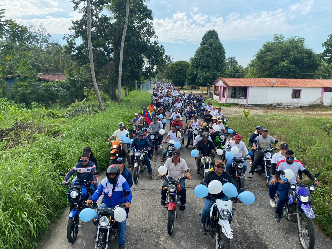 Diario Frontera, Frontera Digital,  Politica, ,Gran Caravana de Motorizados con Edmundo González Urrutia en Obispo Ramos De Lora