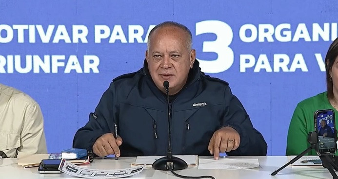 Diario Frontera, Frontera Digital,  Politica, ,Diosdado Cabello presenta registro del 1x10x7