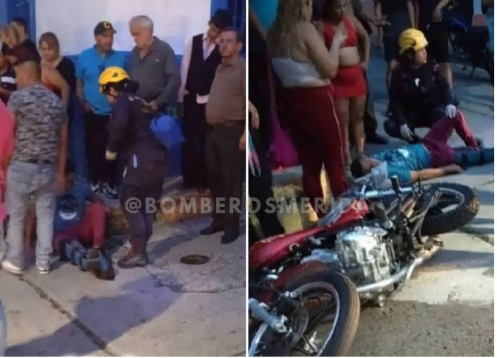 Diario Frontera, Frontera Digital,  Sucesos, ,Dos ciudadanos resultaron lesionados en una colisión entre motos en Tovar