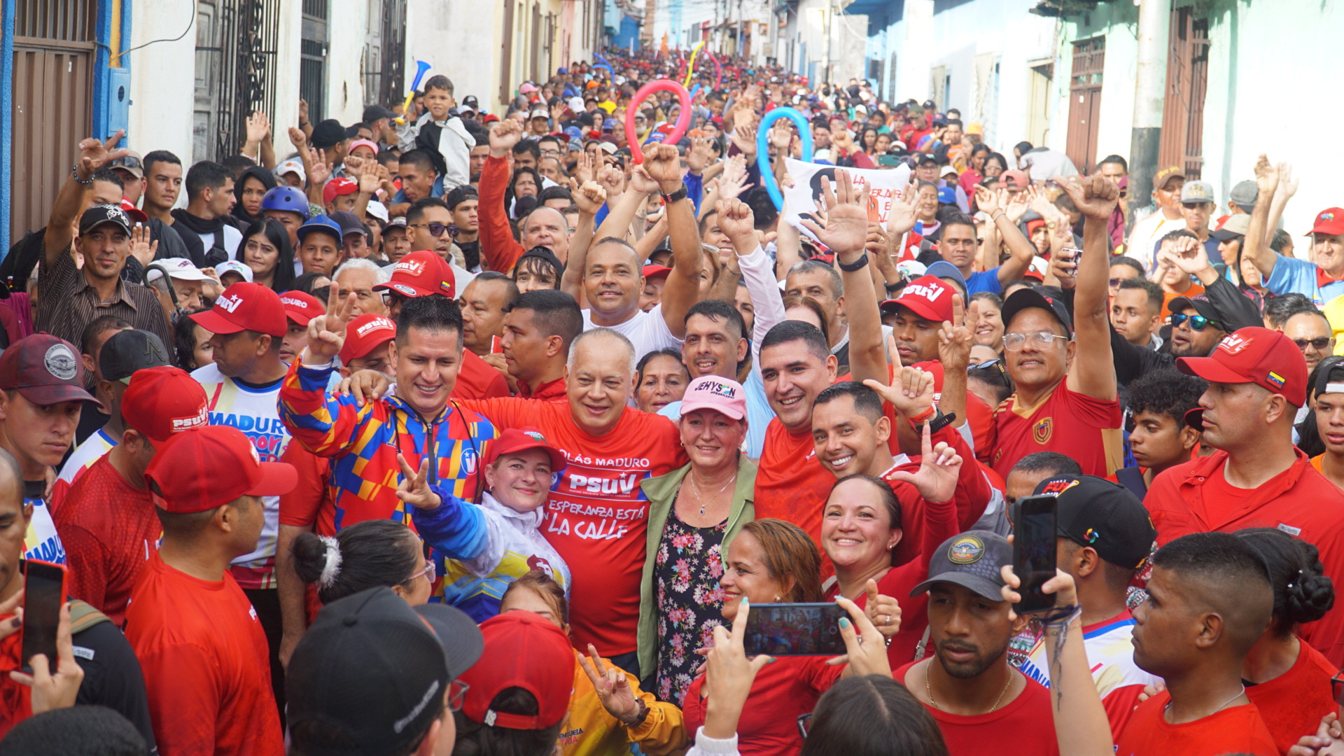 Diario Frontera, Frontera Digital,  Politica, ,Municipio Libertador de Mérida con Diosdado Cabello marchó en apoyo al Presidente Nicolás Maduro