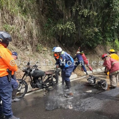 Diario Frontera, Frontera Digital,  Sucesos, ,Se quemó una moto en la Trasandina