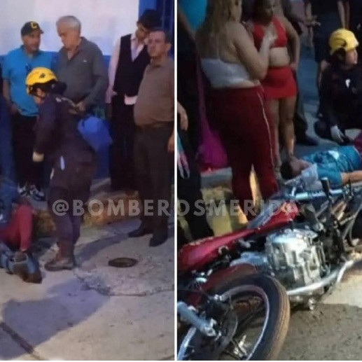 Diario Frontera, Frontera Digital,  Sucesos, ,Dos ciudadanos resultaron lesionados en una colisión entre motos en Tovar