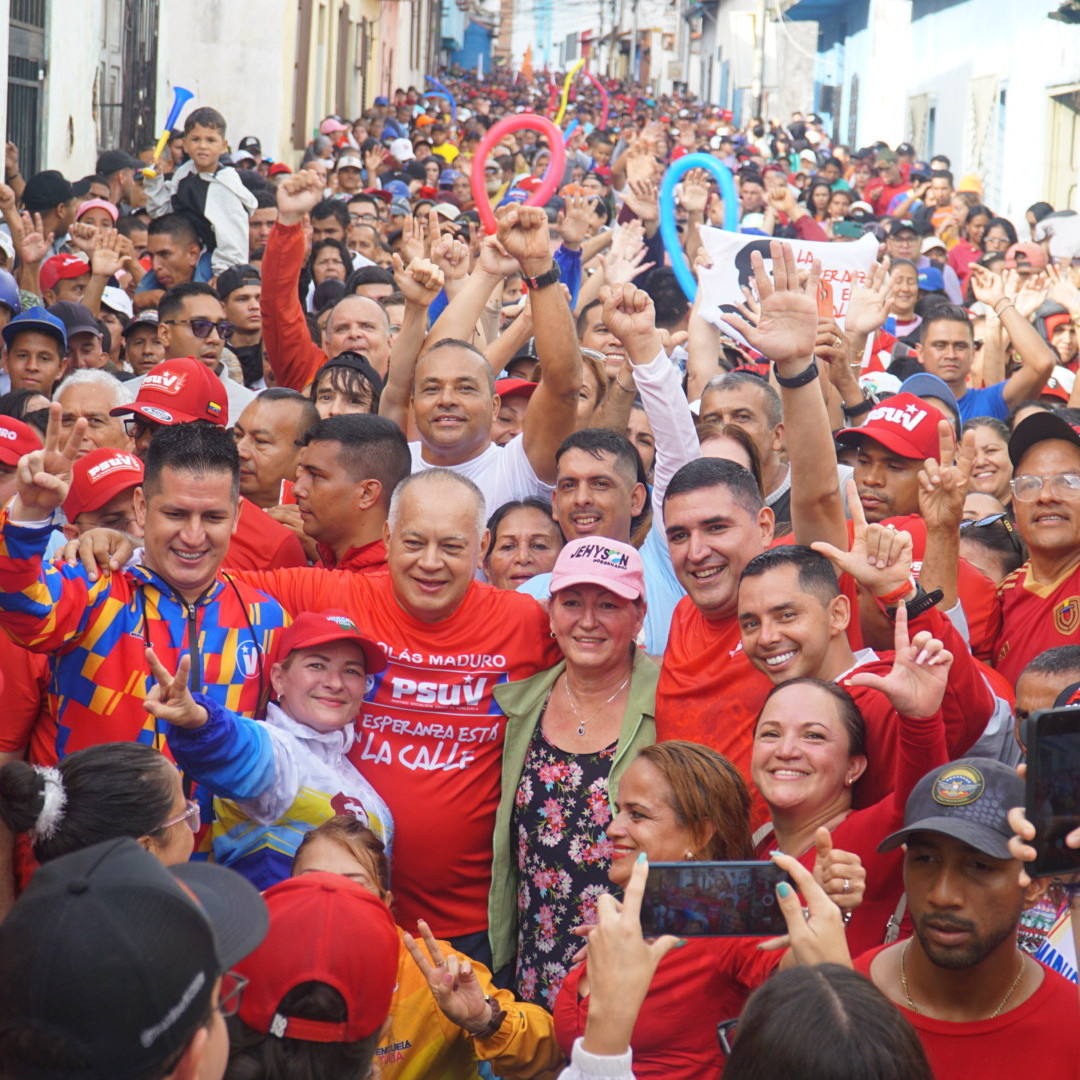 Diario Frontera, Frontera Digital,  Politica, ,Municipio Libertador de Mérida con Diosdado Cabello marchó en apoyo al Presidente Nicolás Maduro