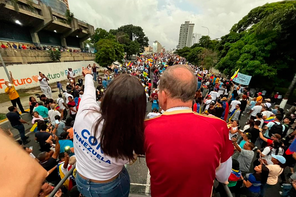 Diario Frontera, Frontera Digital,  Politica, ,Edmundo González Urrutia y Machado inician campaña: Vamos a ganar y a cobrar