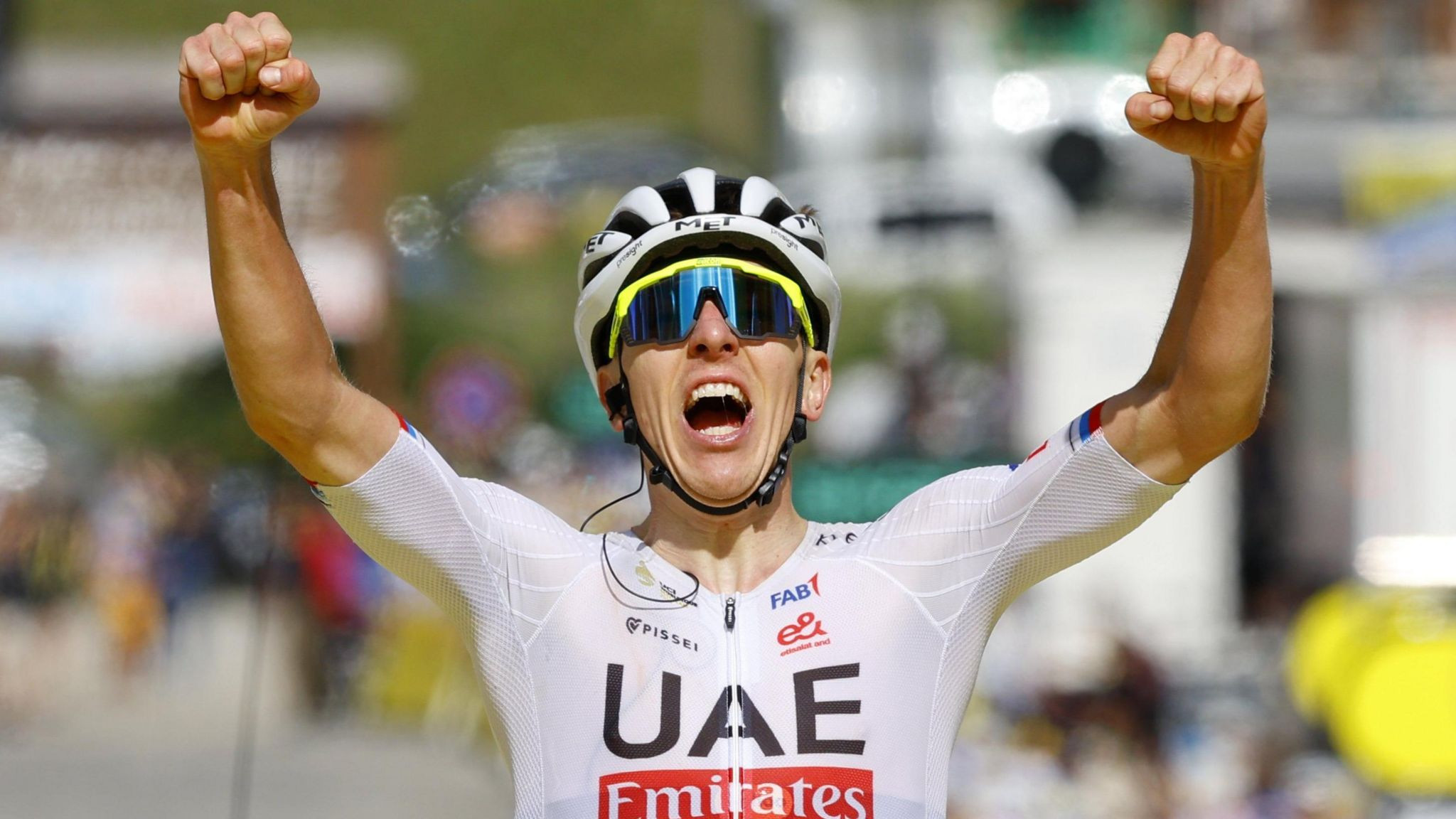 Diario Frontera, Frontera Digital,  Deportes, ,Pogacar lo da todo por el Tour: victoria y liderato en la única etapa en los Alpes