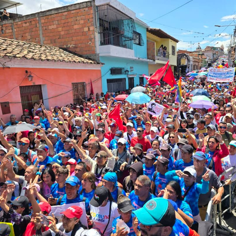 Diario Frontera, Frontera Digital,  Politica, ,Revolucionarios de Mérida desbordaron calles de Ejido en apoyo al candidato Nicolás Maduro