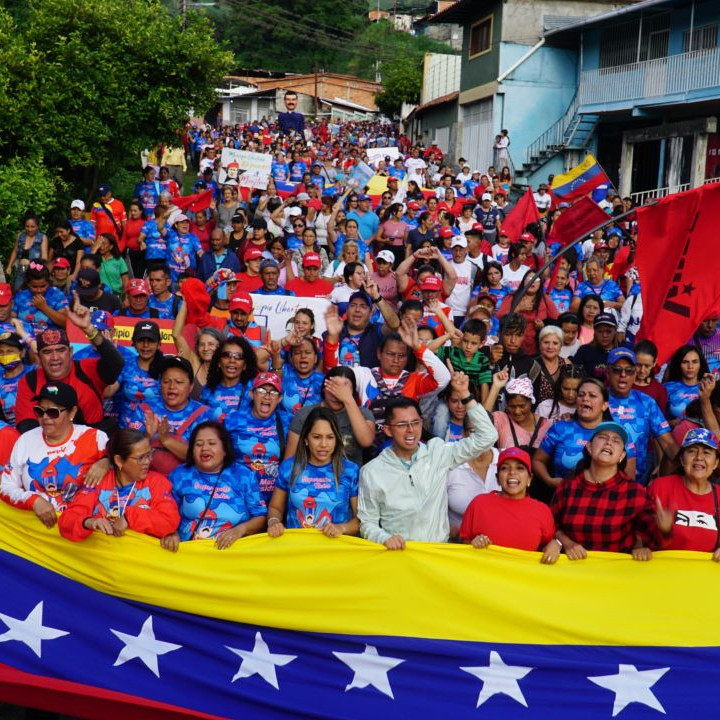 Diario Frontera, Frontera Digital,  Politica, ,Cuenca de El Chama marchó en respaldo al presidente Nicolás Maduro rumbo al 28J