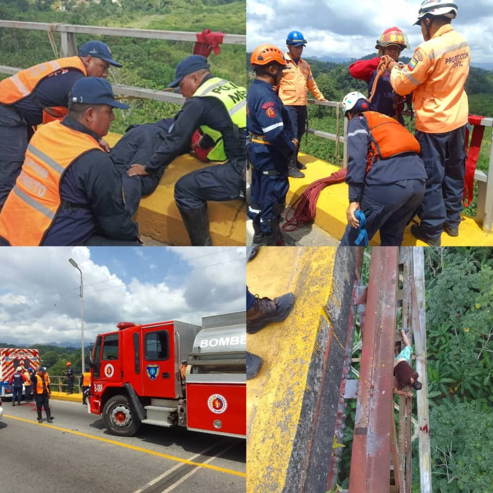 Diario Frontera, Frontera Digital,  Sucesos, ,Ciudadano lesionado tras lanzarse por el puente chama de El Vigía