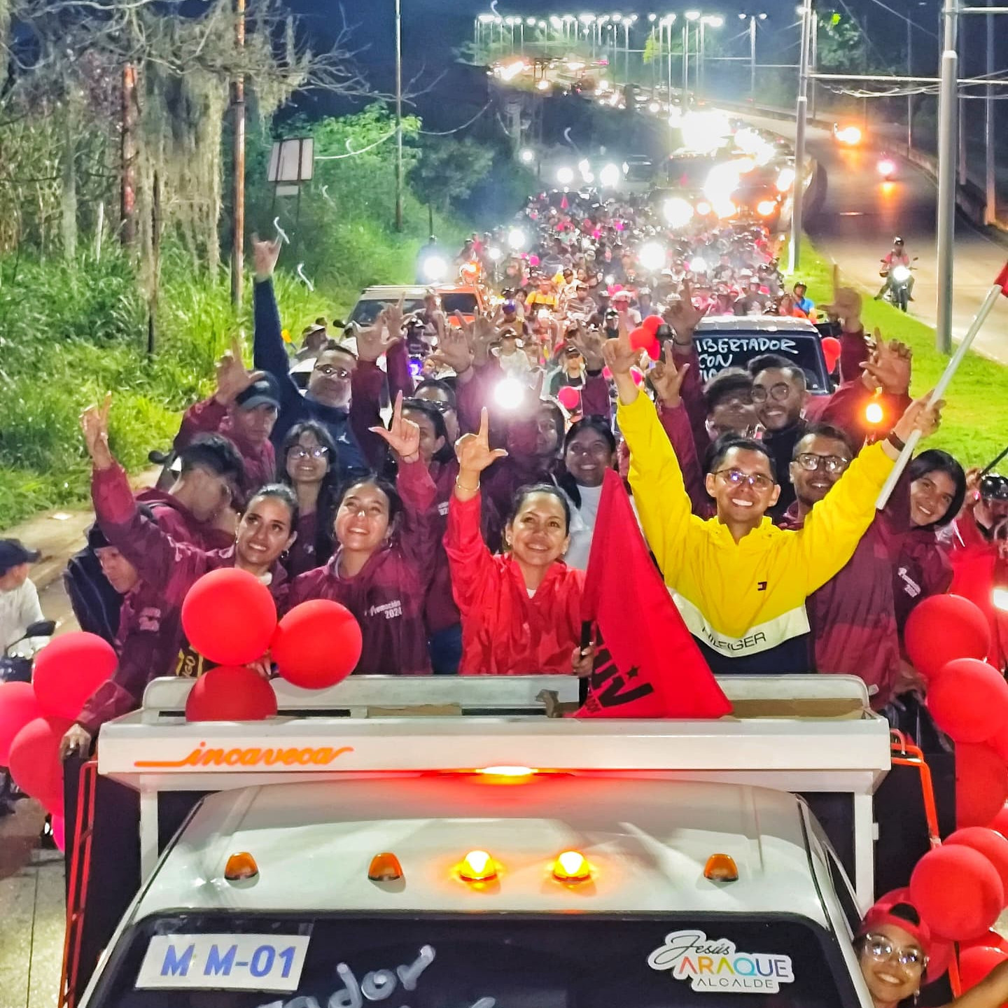 Diario Frontera, Frontera Digital,  Politica, ,Gran Caravana de la Victoria desbordó principales avenidas de la ciudad de Mérida