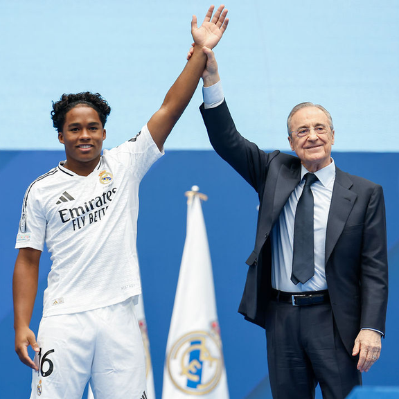 Diario Frontera, Frontera Digital,  Deportes, ,Endrick es presentado como jugador del Real Madrid en un Bernabéu repleto