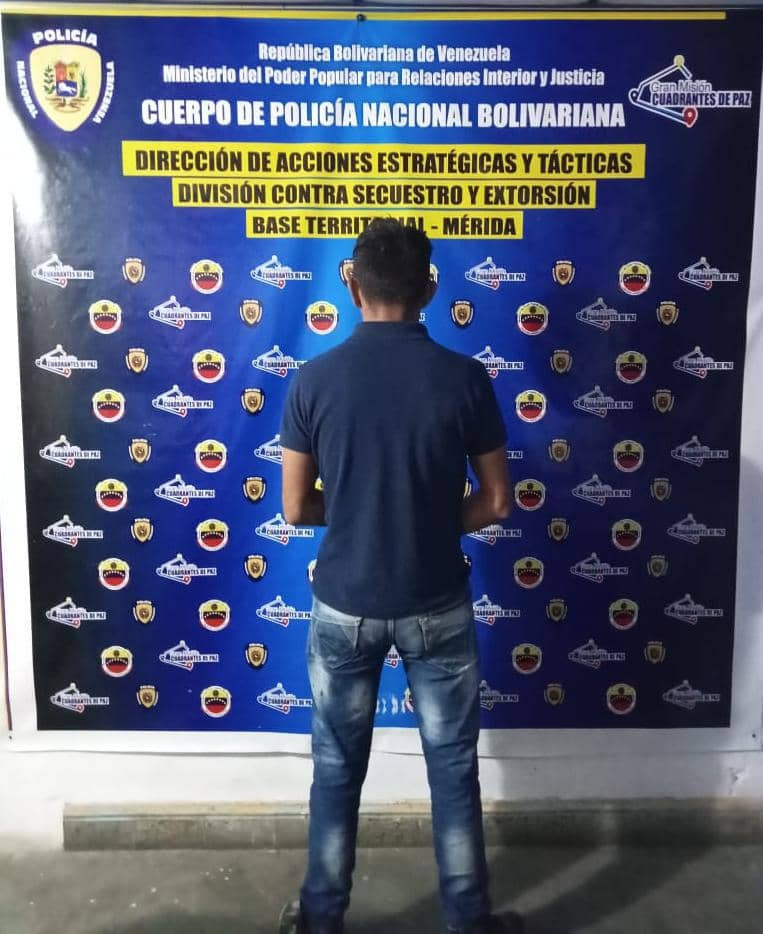 Diario Frontera, Frontera Digital,  Sucesos, ,CPNB - DAET - DCSE Mérida capturó a ciudadano por estar solicitado en El Vigía