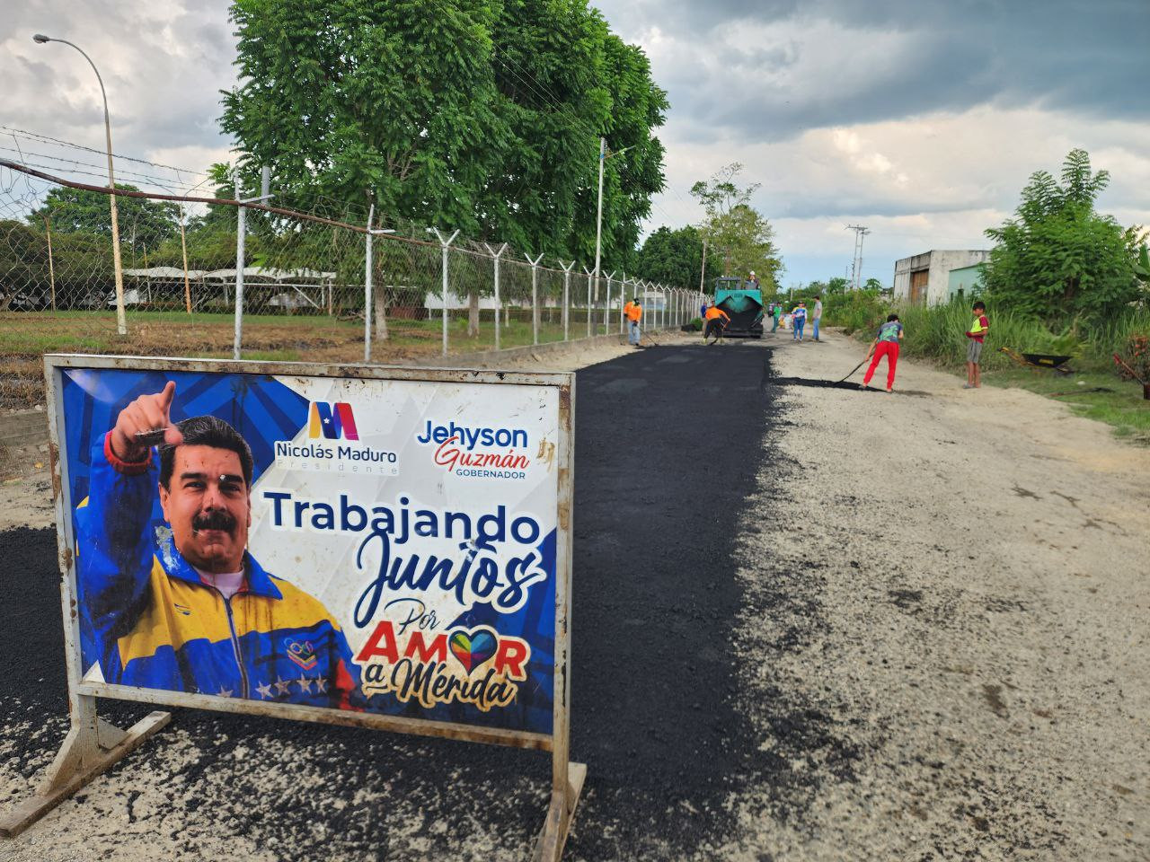 Diario Frontera, Frontera Digital,  El Vigía Panamericana, ,Jehyson Guzmán y Poder Popular asfaltaron vias en el municipio Alberto Adriani