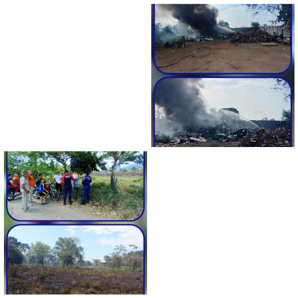 Diario Frontera, Frontera Digital,  Sucesos, ,Cuerpo de Bomberos atendió emergencias
por incendio en El Vigía