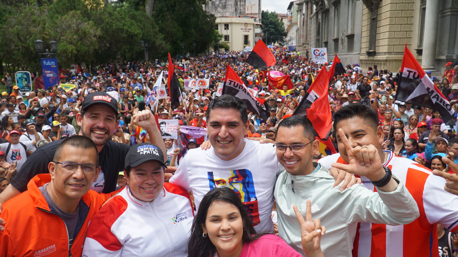 Diario Frontera, Frontera Digital,  Politica, ,Municipio Libertador marchó para festejar triunfo del Presidente Nicolás Maduro el 28J