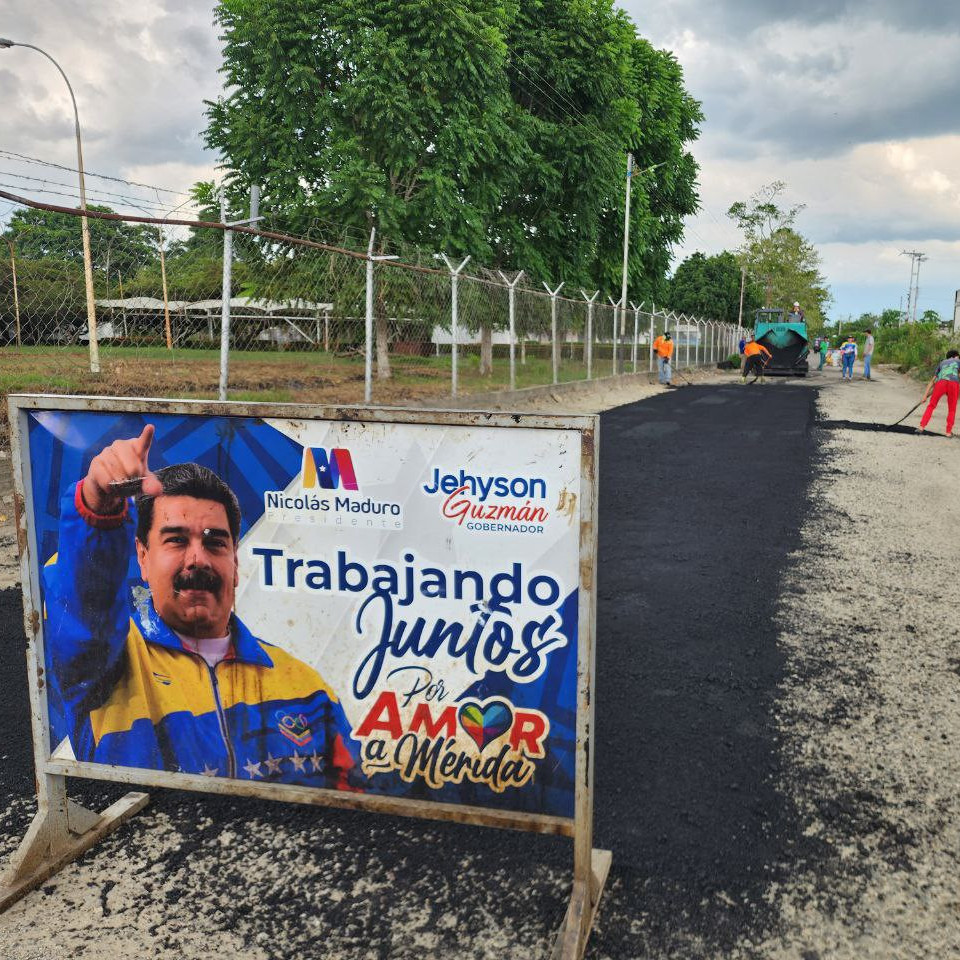 Diario Frontera, Frontera Digital,  El Vigía Panamericana, ,Jehyson Guzmán y Poder Popular asfaltaron vias en el municipio Alberto Adriani
