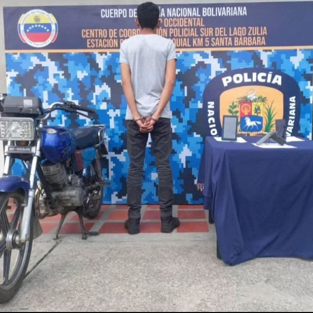 Diario Frontera, Frontera Digital,  Sucesos, ,PNB Sur del Lago detuvo a un joven tras incautarle un facsímil en Santa Bárbara