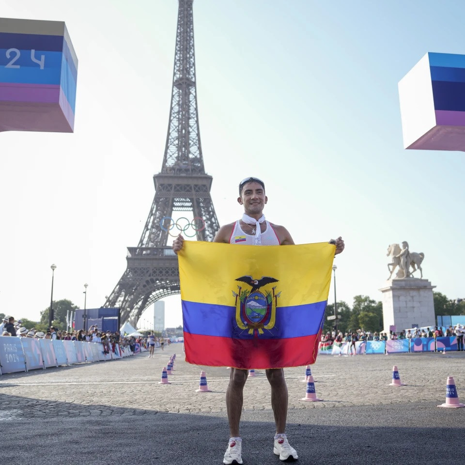Diario Frontera, Frontera Digital,  Deportes, ,Brian Pintado se alza con el oro en marcha atlética en París