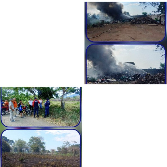 Diario Frontera, Frontera Digital,  Sucesos, ,Cuerpo de Bomberos atendió emergencias
por incendio en El Vigía