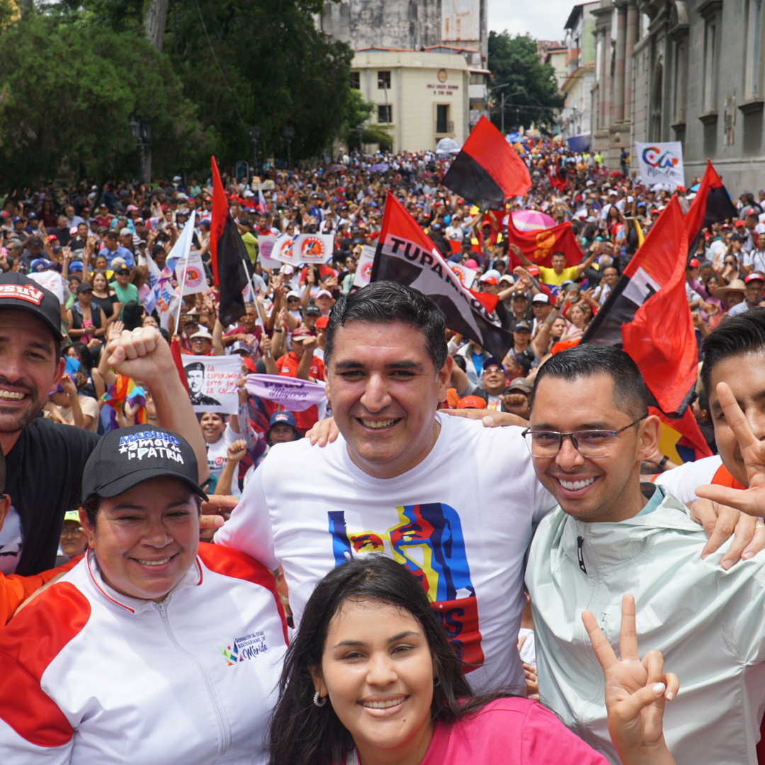 Diario Frontera, Frontera Digital,  Politica, ,Municipio Libertador marchó para festejar triunfo del Presidente Nicolás Maduro el 28J