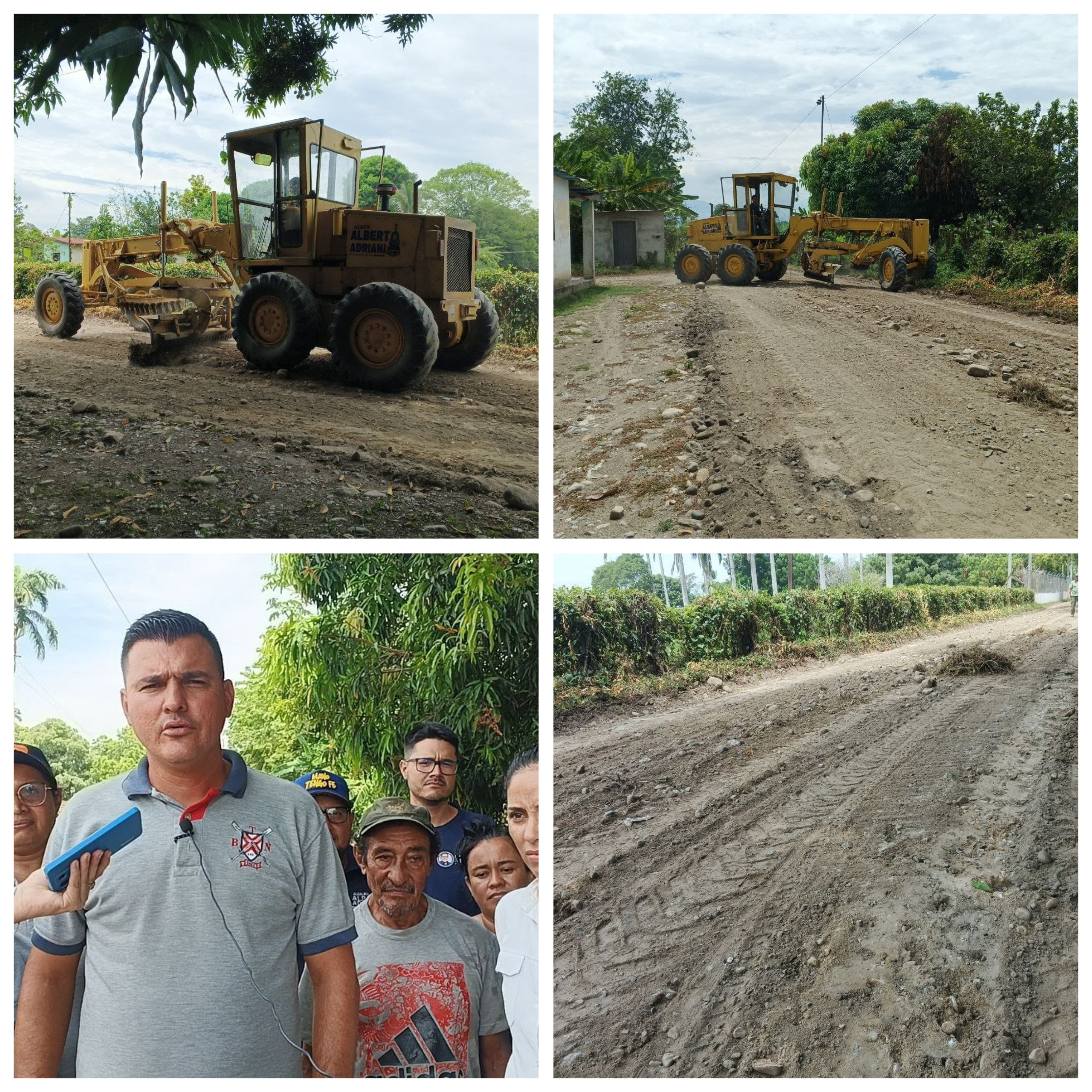 Diario Frontera, Frontera Digital,  El Vigía Panamericana, ,Alcaldía de Alberto Adriani inició los trabajos de recuperación en la vía agrícola de Nucete Sardi