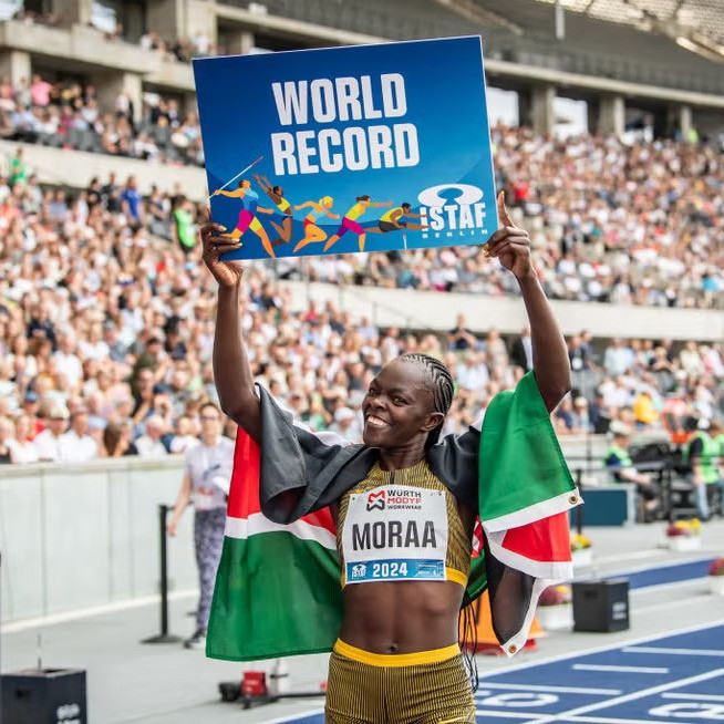 Diario Frontera, Frontera Digital,  Deportes, ,La keniana Mary Moraa bate el récord del mundo en los 600 metros